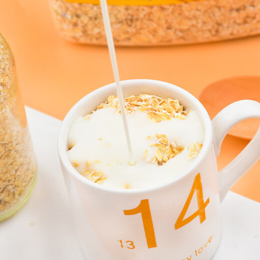 EOAGX Vietnam imported Dandi ready-to-eat pure oatmeal without added grains dietary fiber no-cooking breakfast substitute for fitness original instant oatmeal 1kg