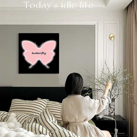 
Sensual painting 2025 new style living room decoration painting cream style restaurant hanging painting medieval style desktop painting bedroom bedside mural JD15736 50*50 texture oil canvas ps black frame