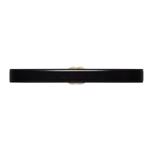 Gucci (Gucci) Женская черная кожаная кожа двойной G Multycolor Crystal Beartle 3 См 7955630GAUG1047 70