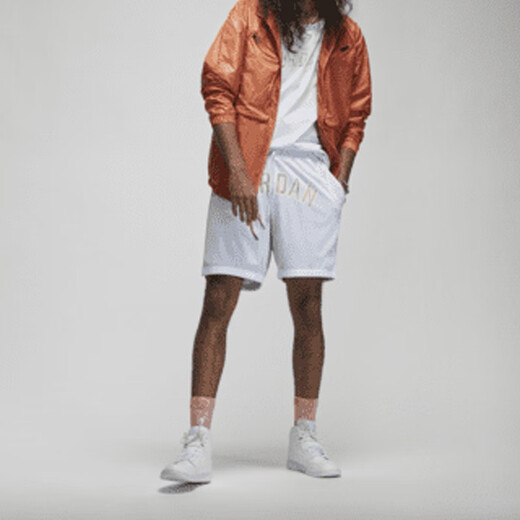 耐克（NIKE） 【现货】 NIKE AJ大LOGO五分篮球运动短裤男  CZ4772-687 DM1415-085 浅蓝 XL