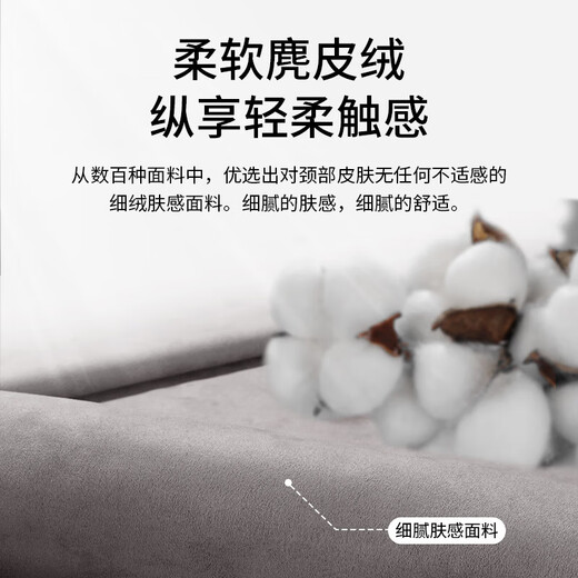 Xinshengling Peugeot Automobile Headrest 408 408x 4008 5008 508l 2008 207 lumbar neck pillow for car headrest lumbar waist set Elegant skin grey - 1 car owner driver neck pillow seat back cushion Automobile supplies waist cushion