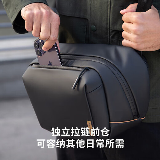 PGYTECH Camera Bag OneGoV2 Shoulder Bag Dandelion Photography Bag Mirrorless Backpack Lens Liner Bag Crossbody SLR Camera Bag Waterproof Travel Portable Bag Obsidian Black 6L
