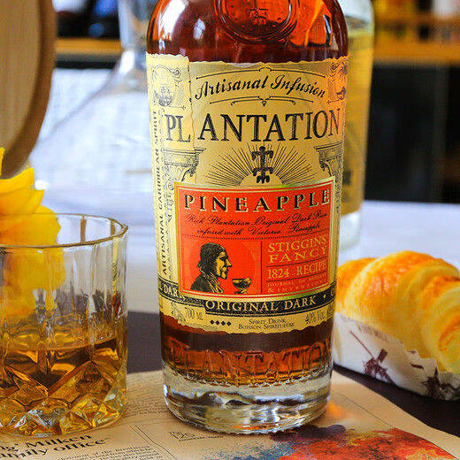 蔗园（Plantation）蔗园加勒比风味调酒师系列朗姆酒洋酒莫吉托调酒 蔗园菠萝味朗姆酒 700mL 1瓶
