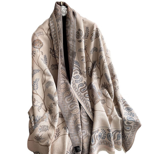 CRANTA KOMEIA official website scarf women long shawl 2025 new scarf women air conditioner warm and thick Korean version birthday gift for girlfriend blue bird blue high-end feeling ck style to send girlfriend wife practical high-end