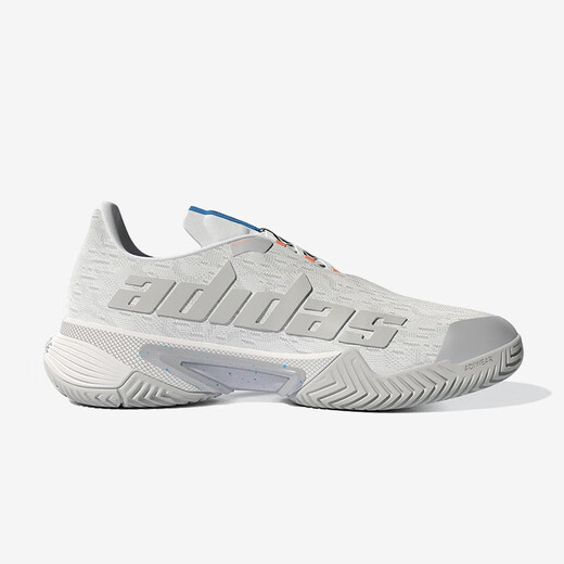 阿迪达斯（adidas）男鞋新款网球鞋 狼牙系列蒂姆同款Barricade12 运动休闲鞋 白/灰/蓝 GY1369 42