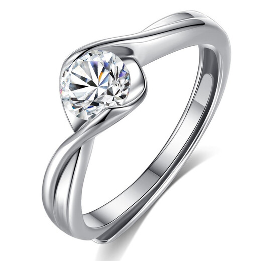 For a long time, my heart beats. Moissanite 925 sterling silver ring. Ladies’ moissanite diamond ring. Looking for engagement and birthday gift for girls. 50 points moissanite diamond with certificate. Opening can be adjusted.
