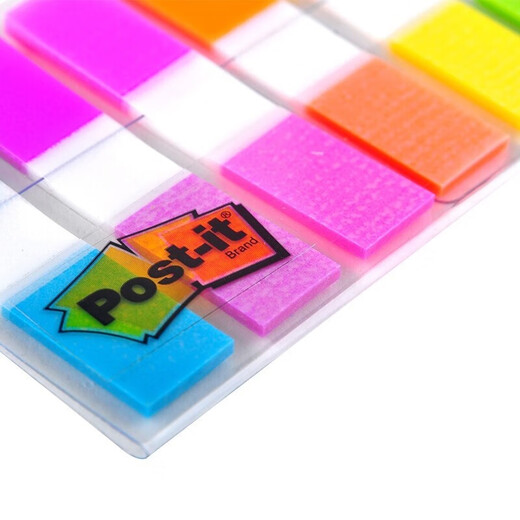 3M-Indexaufkleber Extraktion Label Farbton Lesezeichen Fluoreszenz Etikett Aufkleber Notebook-Anweisungen Seite Nummer Ordner Translucent Strip Wavorfof Color Aufkleber Schüler-Schlüsselklassifizierung Pepsi Aufkleber 683-6CF (6 Color Package Indicator-Etikett) -10-Verpackung