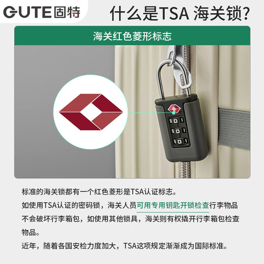 Goode (GoTe) Passwort Sperre Vorhängeschloss TSA Reisetasche Backpack Lock Anti-Diebstahl Koffer Schloss Schloss Schublade Schloss