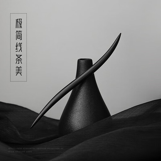 Blancpain ancient style hairpin sandalwood high-end high-end wooden hairpin national style new Chinese style black sandalwood Chinese style hairpin hairpin bright white and charming