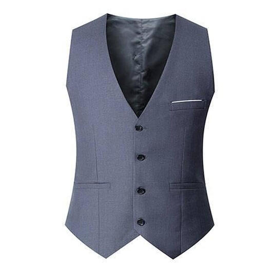 Veste âgée de Formrcy Veste d'été Verte des hommes minces masculins Méliste Slim Summer Modèle mince sans repasser bleu marine 2xl d'environ 130-140jin [Jin est égal à 0,5 kg]