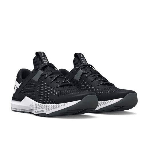 Under Armor (UNDERARMOUR) Spring and Summer Project Rock Johnson Men's and Women's Sports Training Shoes 3025081 Black 001 42