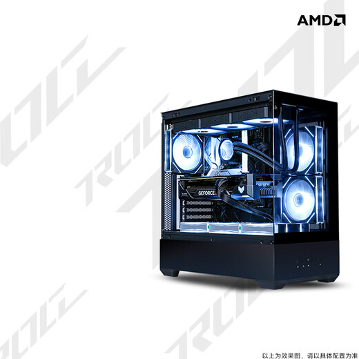 ASUS (ASUS) 24-issue interest-free ROG family bucket AMD 7800X3D/5060/5070 Ti/5080 desktop computer game e-sports console DIY assembly machine AI live broadcast machine three 7800X3D/5060 Ti