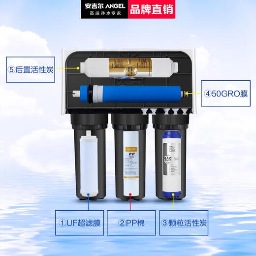 安吉尔正品净水器原装滤芯A4/a6/J2305-ROB8/J1205/j1105/2375/2477原厂 J2305-ROB8【全套原装】老A6/A4