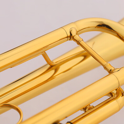 Jinbao Professional Trompete JBTR-050 Anfänger Spielstufe Kinder Erwachsener B-Roil Paint Gold Trompete Instrument