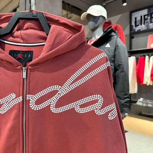 Nike (Nike) Jupet Men's Spring 2025 New Jordan Plus Velvet Theme Sportswear Wind-Ronate Fashion Casual куртка HF9296-691 S