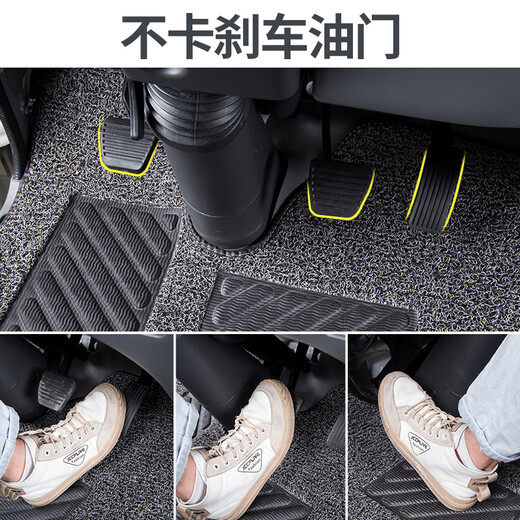 福田时代金刚728 726 716 718骁运7 S1 W3小卡之星23全包丝圈脚垫 单主驾驶灰色丝圈