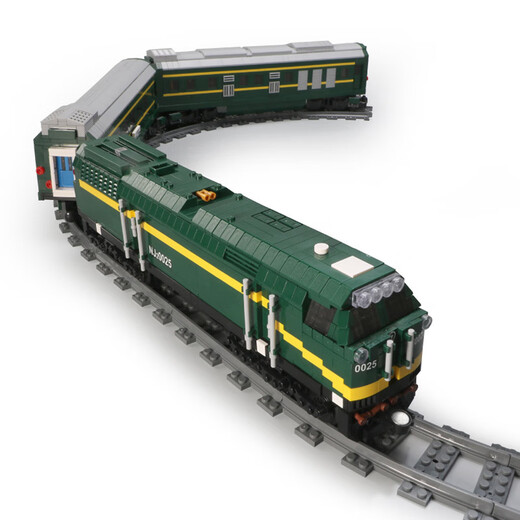 Yuxing Model King Mold King King Yuxing 12001 Railway Overpass Remote Control Electric High-Speed Railway Train Enfants DIY 12007 TROUPE EXPRESS ALLEMAND