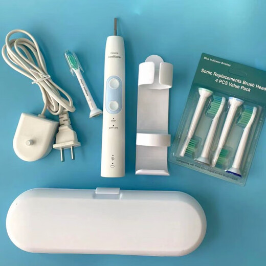 Philips (Philips) Cepillo de dientes eléctrico ultrasónico HX682P 681A 684W 684C 685T Modelo de pareja Carga impermeable HX682P Cabeza de cepillo original