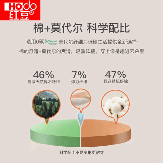 Red Bean Underwear Men's Solid Color Cotton Round Neck Autumn Clothes Autumn Pants Men's Thin Versatile Bottoming Thermal Underwear Ya Brown 175