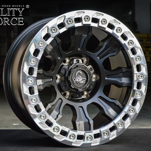 
AGILITY FORCE OFF-ROA WHEELS POVOOFF WHEELS 18-inch tank 400 Patrol tank 500 Pajero Patrol Road Cruiser Prado Tantra A728B Asian Black External Anti-Detection 18-inch 8.5J