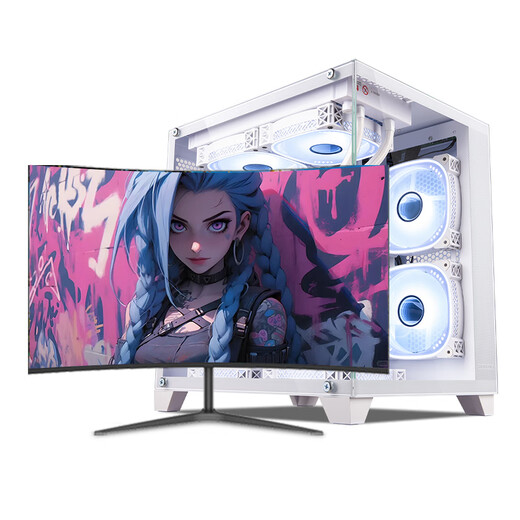 Zhuojiang 64G Memoria Core i7 litro I9 Nivel 18 Core Desktop Computer 4060 E-Sports Host Plecriple de pollo Pantalla Independiente Asamblea Home Game Home Myth Wukong Computer Conjunto completo Host + Monitor de 32 pulgadas Conjunto conjunto Conjunto dos: I9 Nivel 24 Core/32G/512G/1050TI