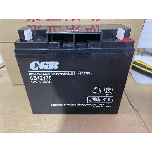 CGB武汉CGB长光蓄电池CB12170厂家直销12V17AH消防主机 安防应急电源 CB12170