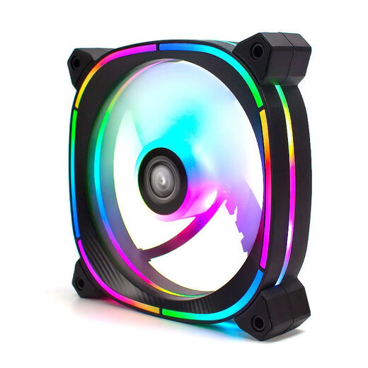 XCB desktop computer case fan 12cm ARGB Shenguang synchronous shock absorption cooling fan Gujia XCB12cm ARGB work package