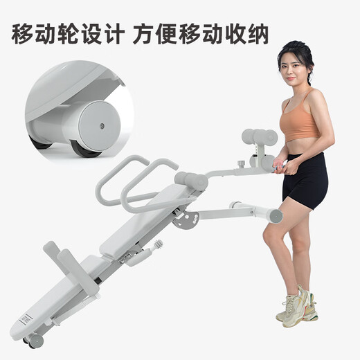 SEAN LEE家用便捷腰椎间盘腰部腰椎舒缓器辅助牵引倒立拉伸机器材 白色【升级液压杆】