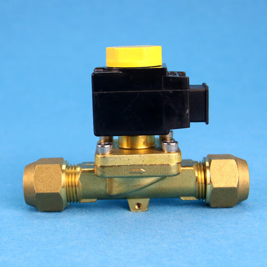 Yangsheng Fuque Panluo Magnetventil Ventil Hongsen Kartentyp Magnetventil 10 Serie Kühlpraxis Zwei-Wege-Magnetventil Kühlpraxis Kühlung 1098/7 (22 mm Schweißanschluss 220 V)