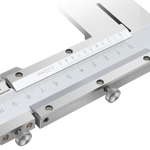 Three-quantity large-range vernier caliper 1.5 meters 2 meters high-precision stainless steel large-range oil vernier caliper 0-500-600-1000mm JDY05 range 0-600mm claw length 100mm