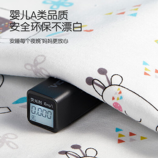 安可新可洗隔尿垫【2条装】婴幼儿纯棉护理垫防漏尿垫30*45cm 动SN5454  动物园款