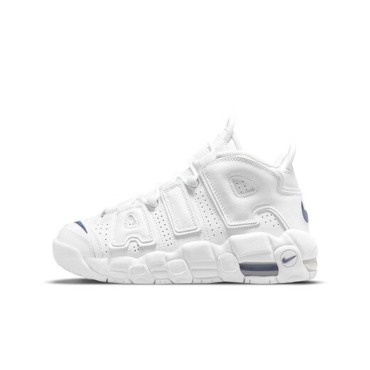耐克（NIKE）女鞋2025夏季新款Air more Uptempo皮蓬减震篮球鞋大童运动休闲鞋 DH9719-100白色 37.5
