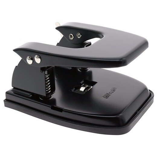
Kedeyou double hole 2 hole puncher positioning ruler binding machine loose leaf heavy duty hole punch 40 pages small round hole ring hole porous financial certificate a4 file paper staple book hole 20 sheets #9738 [with latch]