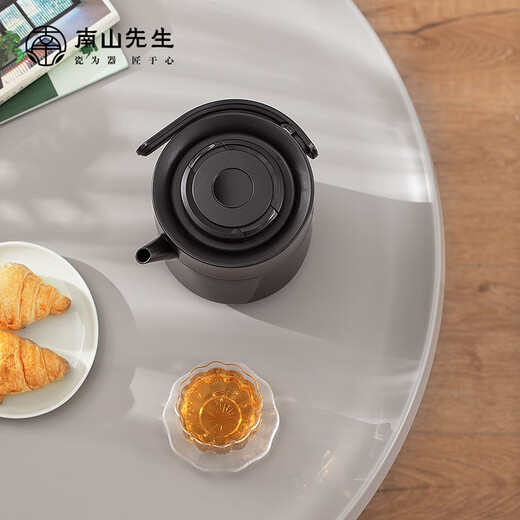 南山先生 闷泡茶壶大容量办公茶壶白茶泡茶壶茶水分离壶热水壶望舒焖泡壶 望舒焖泡壶_黑色 880ml
