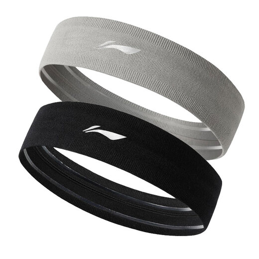 Li Ning (LI-NING) headband sports men and women sweat-absorbing and anti-perspirant sweat-induced headband basketball turban hair tie hair running 2 forehead protection hoops