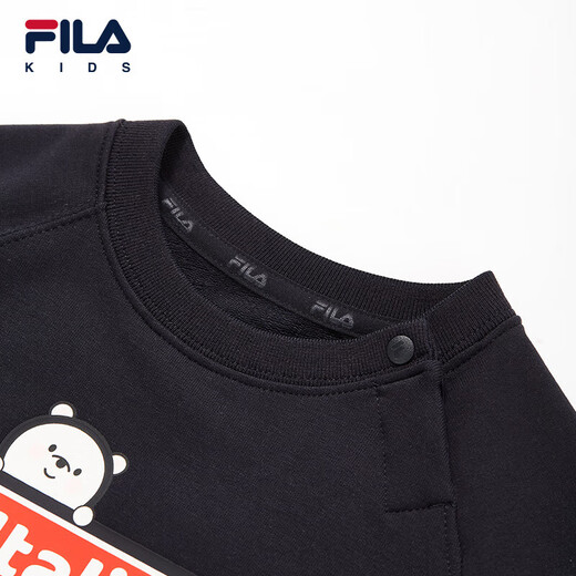 Фила [устранение клещей] Детская одежда Fila для детей в осеннем антибактериальном свитере и свитере для девочек