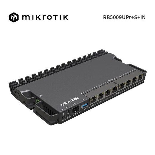 
MIKROTIKMikrotik RB5009UG+S+IN/RB5009UPr+S+IN Enterprise-grade 10 Gigabit wired router Black RB5009UPr+S+IN