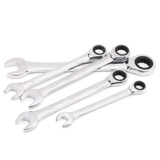 ELECALL fixed head ratchet wrench 14mm industrial household open dual-purpose torx wrench labor-saving ET090114