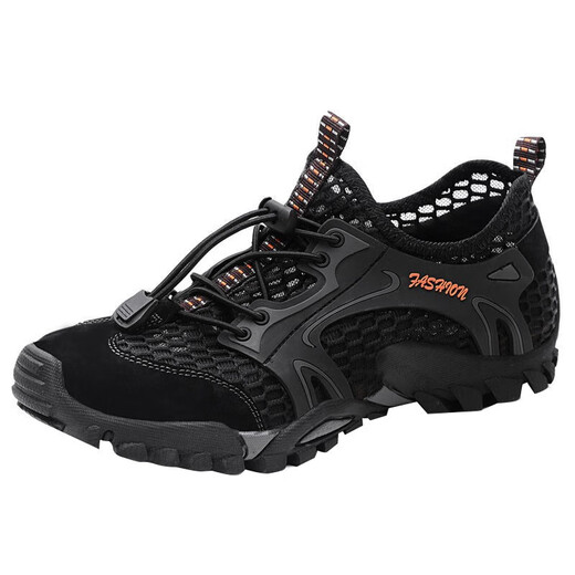 Jihua special training casual shoes men's shoes beach shoes wading shoes summer ultra-light hiking shoes fishing shoes breathable outdoor gray size 41