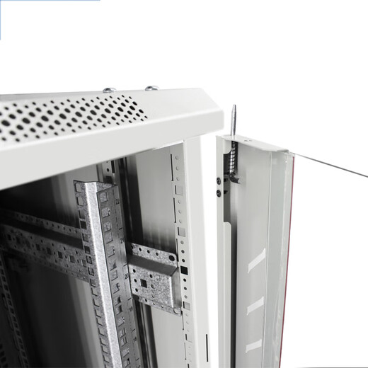 Network TUTEG NATOR STANDARD Room Cabinet 22U SERVER STORT ALIME AMPLIFICATION 600 DEPONT 600 HEUPLE 1250 mm Gris et blanc RAL7035 Couleur TD.6622 Porte du réseau avant et arrière