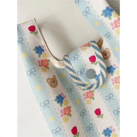 
Stroller hanging bag mini handbag canvas bag baby walking artifact large capacity stroller storage bag hanging bag mother bag little bear stroller hanging bag