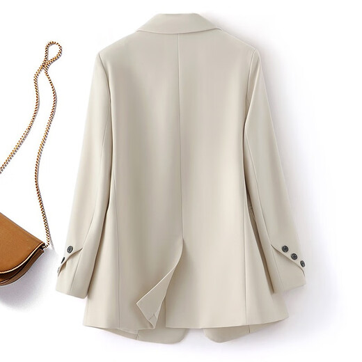 Guixuege Small Suit Women's 2024 Spring and Autumn New Korean Style Loose Short Suit Jacket Women's Casual Suit Top Black M (100-110Jin Jin is equal to 0.5 kg)