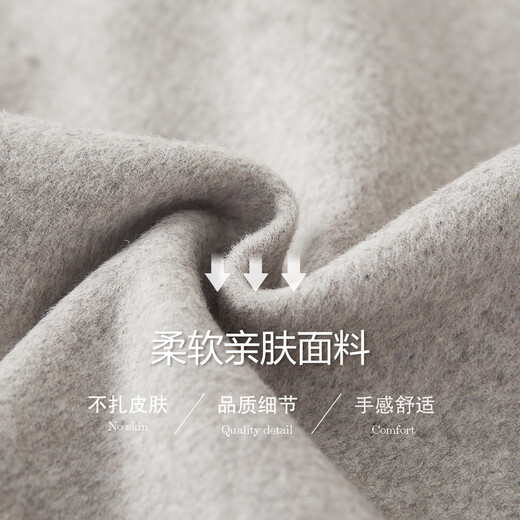 Demana fashionable top student winter light retro urban hooded sheep wool double-sided woolen temperament hidden meat women's jacket