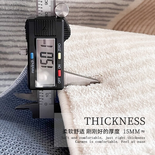 
May Rain (MRAINNING) Bedside Carpet Thickened [Modern Light Luxury] Long Bedroom Blanket Simple Living Room Bedside Household Bathroom Blanket 3888-Unslip Thickened 80cm*200cm