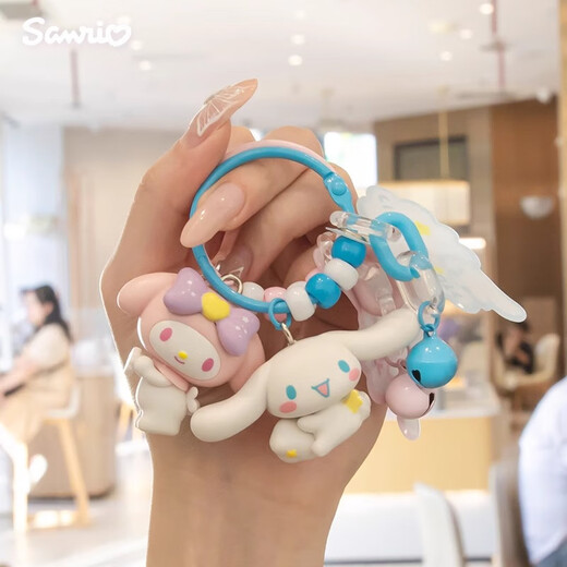 漫物正版三丽鸥美乐蒂车钥匙扣挂件 卡通造型 节日送礼物好 精灵款