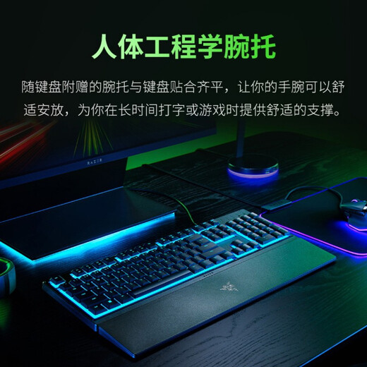 Razer Rainforest Wolf Spider Symphony Edition RGB light mechanical wired gaming keyboard v3x black (medium and low keycaps Thundercloud 3 chicken keyboard) Rainforest Wolf Spider V3X