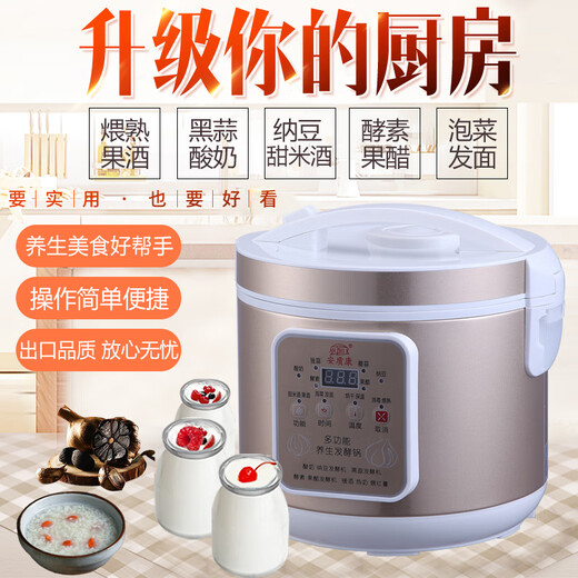 Gryan Japanese Natto Machine Imported Yogurt Fermentation Machine Household Black Garlic Pot Rice Wine Natto Enzyme Machine AZK186-1 [with 1/inner] Gift Pack