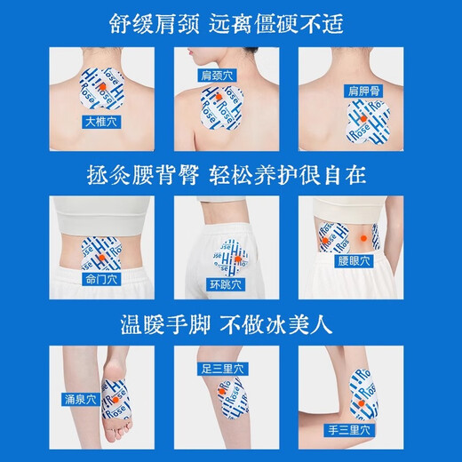 Zhenfuer Damascus Rose Moxibustion Patch Belly Warming Auntie Patch Fever 7 pieces/box as a gift for your girlfriend