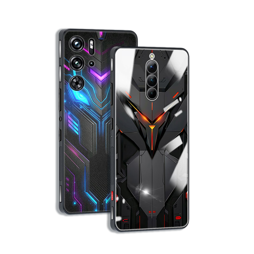 Digital Guard Neues Graphenkühlung Mobile Hülle Red Magic 1098Spro+Magnetic 7Spro Anti-Fall 6Pro5g Voll integrative kundenspezifische Kühlschutzglas Frosting Track Black NB [Snow Gel Double Graphen]+Magnetic 9Pro/9Pro+/9Spro/9Spro+