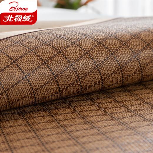 Arctic velvet rattan three-piece set summer cool straw mat ice rattan silk mat air-conditioning mat recalling the fragrance 1.8 meters bed 180*200cm